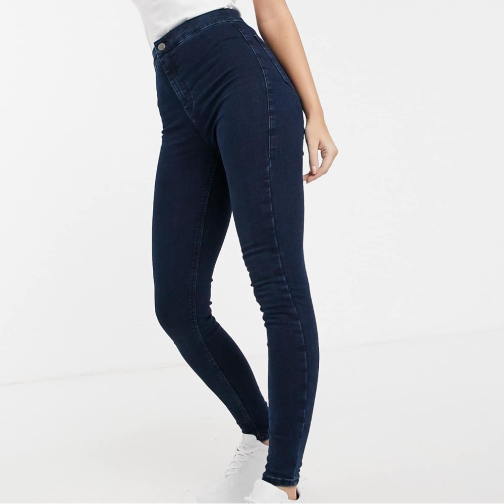 TOPSHOP Joni Jeans - Dark Wash